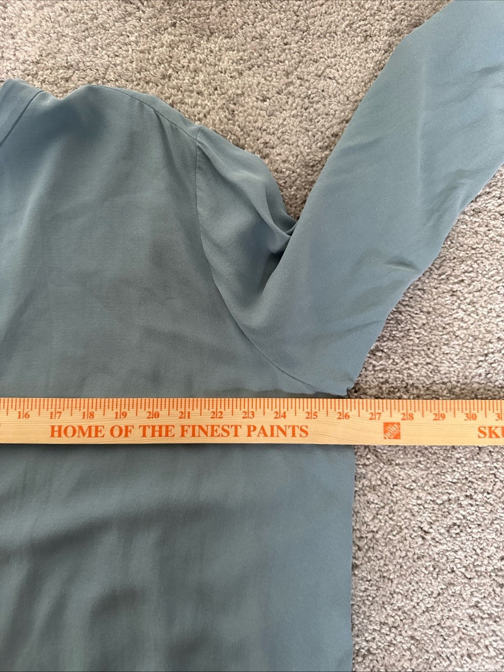 Eileen Fisher Flowy Light Blue Blous Sz 1X 100% Silk Classic Old Money Timeless - Picture 5 of 7